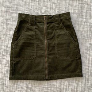 Hollister Corduroy Ultra High-rise Mini Skirt (Sz.0)